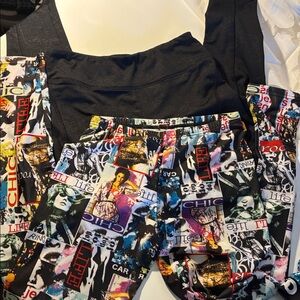 Bundle of 5 Teen girls leggings sz Small